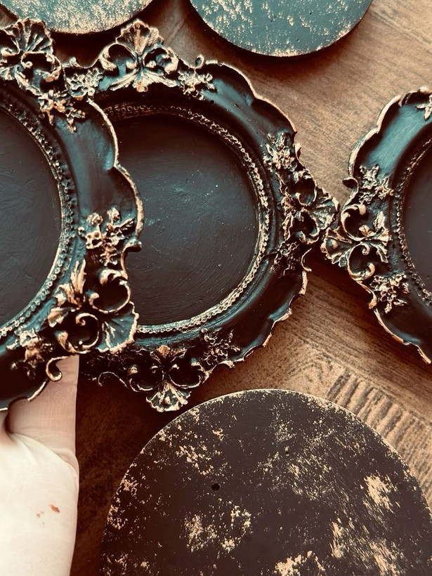 قاب وینتیج مدل Vintage 08 دایره ای سنگ مصنوعی