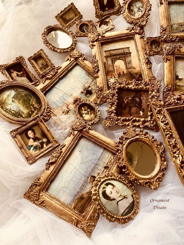 قاب وینتیج مدل Vintage 07 مستطیل سنگ مصنوعی
