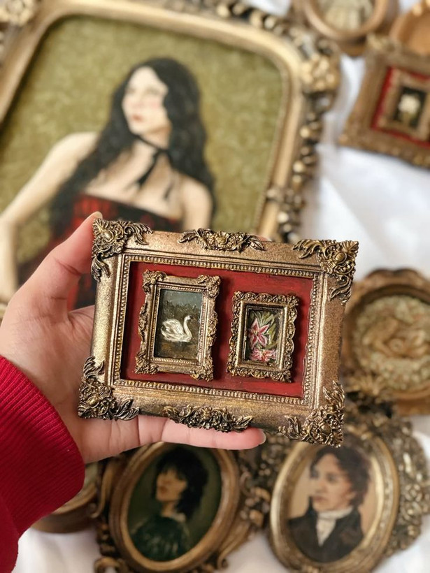 قاب وینتیج مدل Vintage 07 مستطیل سنگ مصنوعی