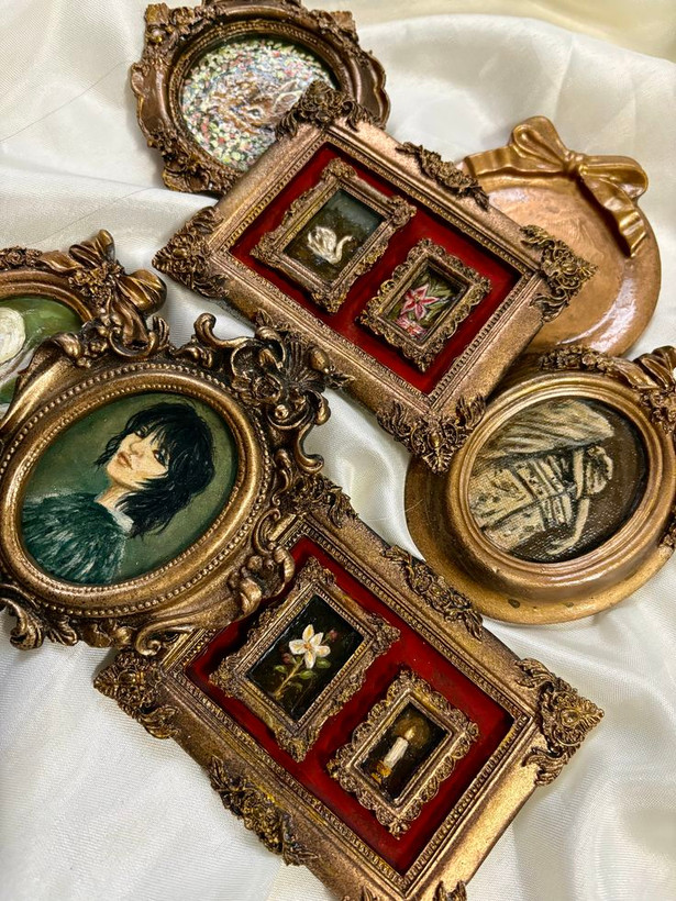 قاب وینتیج مدل Vintage 07 مستطیل سنگ مصنوعی
